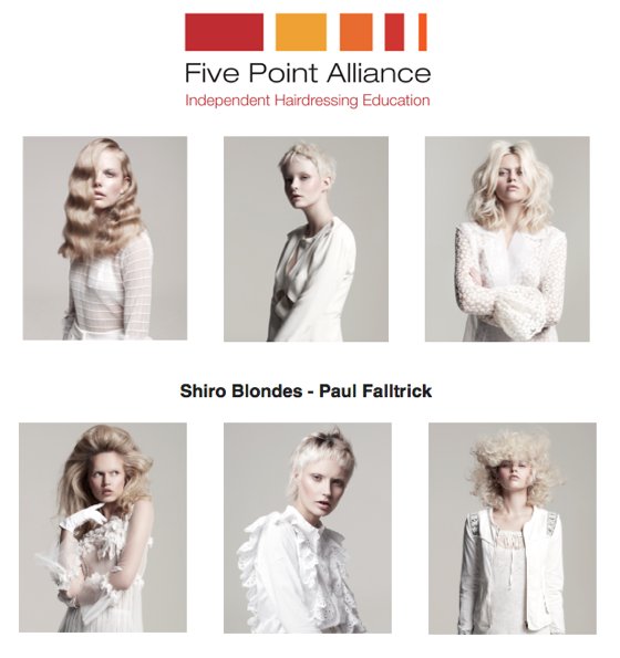 Shiro Blondes - Paul Falltrick: From the Japanese for white ‘shiro’ – Shiro Blondes celebrates the diversity of blondes by exploring various tone and shades on a universal base of white. #paulfalltrickcreative