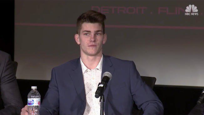 atvpakistan's tweet photo. #JacobMoore is the first man to accuse former USA Gymnastics team doctor #LarryNassar of abuse https://t.co/ijDmkgESn0