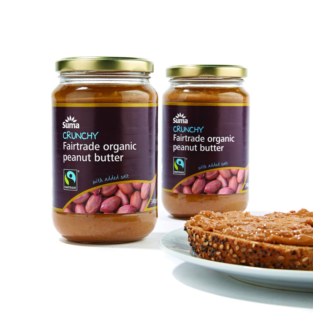Spread some love this Fairtrade Fortnight with our Fairtrade peanut butter. The peanuts are sourced from two agricultural projects in China. The #Fairtrade certification guarantees that the farmers receive a fair price. #FairtradeFortnight2018 #comeonin