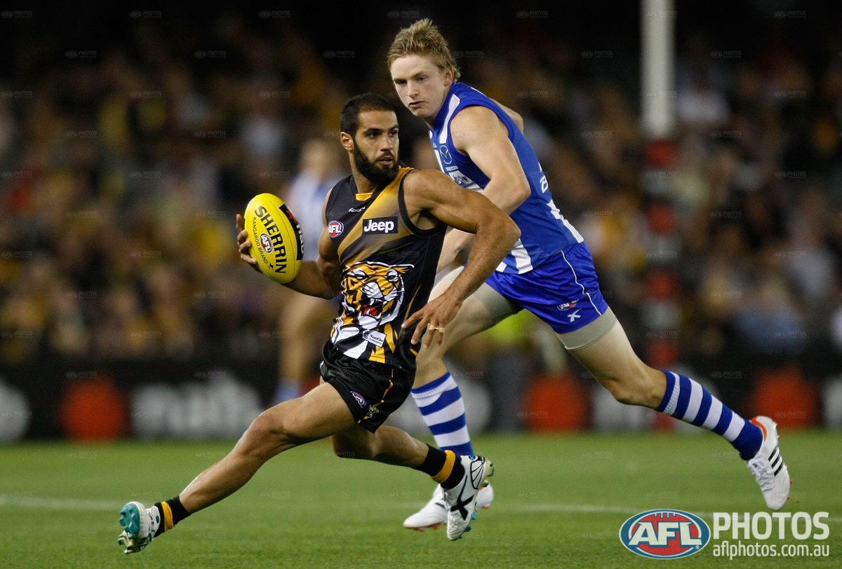 AFL's tweet photo. The #JLTSeries resumes on Wednesday night when @Richmond_FC faces off against @NMFCOfficial. 

These two sides also met in the 2012 pre-season 👇 https://t.co/fYSVAXUtUP