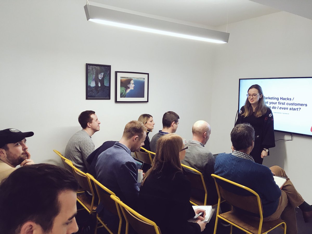 Super excited to have <a href="/Gabrielaellala/">Gabriela Matic</a> over in Belfast to deliver a workshop on Marketing Tools <a href="/PropelNI/">Propel Programme</a>