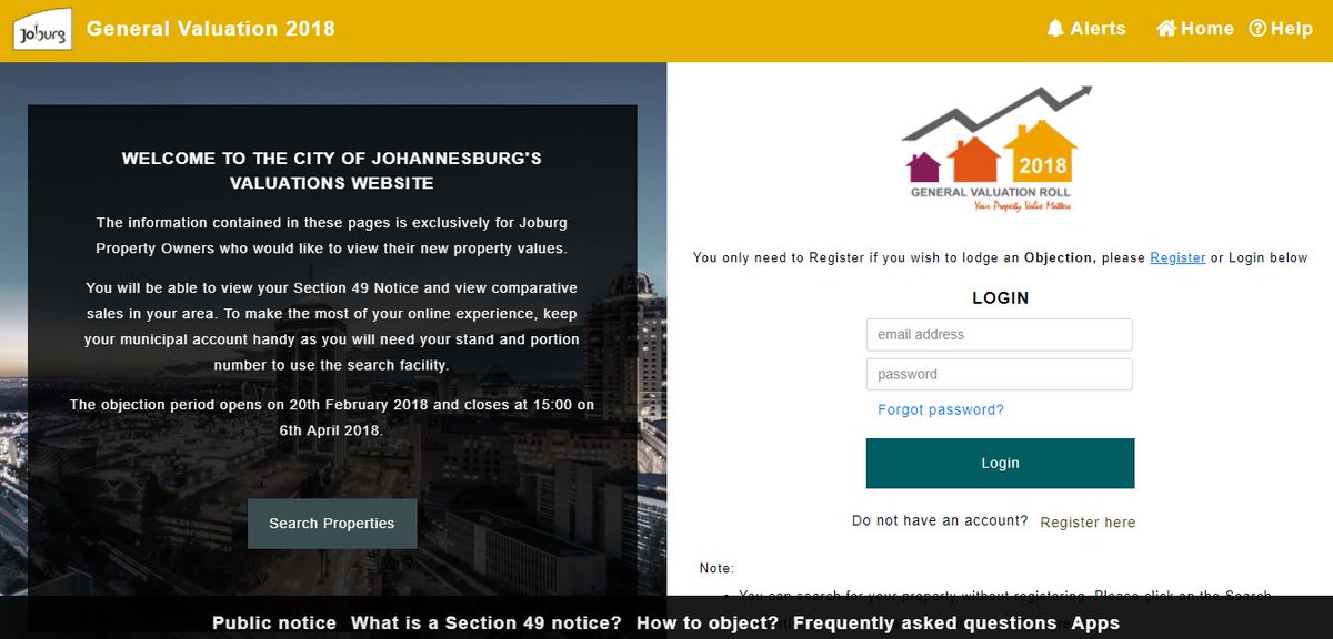 City of Joburg tweet media