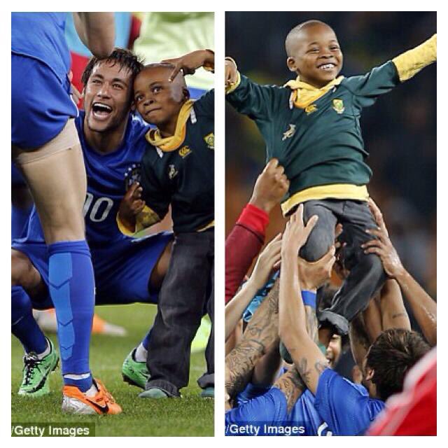 On this day 4 year’s ago..... where is this kid now??? 
#BrazilvBafana #pitchinvader