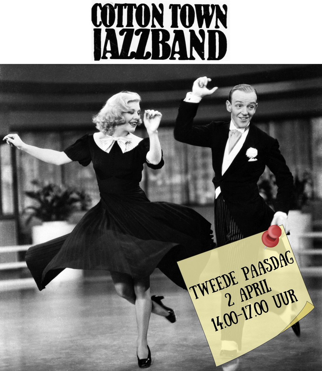 Happy Easter #Jazz met de #CottonTownJazzBand, 2 april, #deLutte, zie vanheekevents.nl/events/special… …