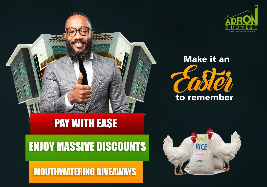 FranklinAdigun's tweet image. Enjoy 20% this Easter on all our estates 
#UnionBank #SME #WomeninBusiness #UnionAccelerate #TuesdayTrivia #BusinessBanking #TGIF #March #  #Entrepreneur #gtb #gtbank #nigeria #GuaranteeTrustBank #Guaranteetrustbank #african #bankcharges #humour #smemarkethub#GIDITRAFFIC