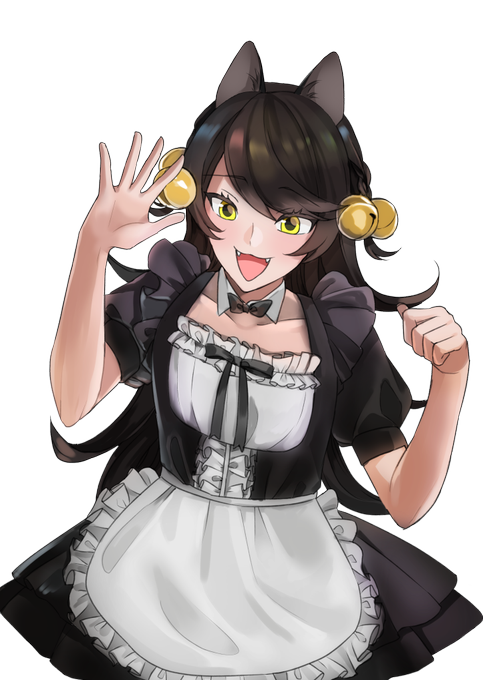 猫耳メイドのtwitterイラスト検索結果 古い順