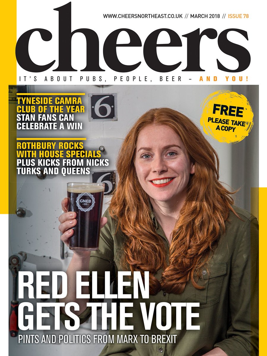 cheers_ne's tweet image. CHEERS ISSUE 78 - Available to pick up from today from the best pubs, mircropubs, taprooms and breweries across the North East 
#northeastbrewing #northeastpubs #CraftBeer #northeastevents #pubsandpeople #FREE #cheers