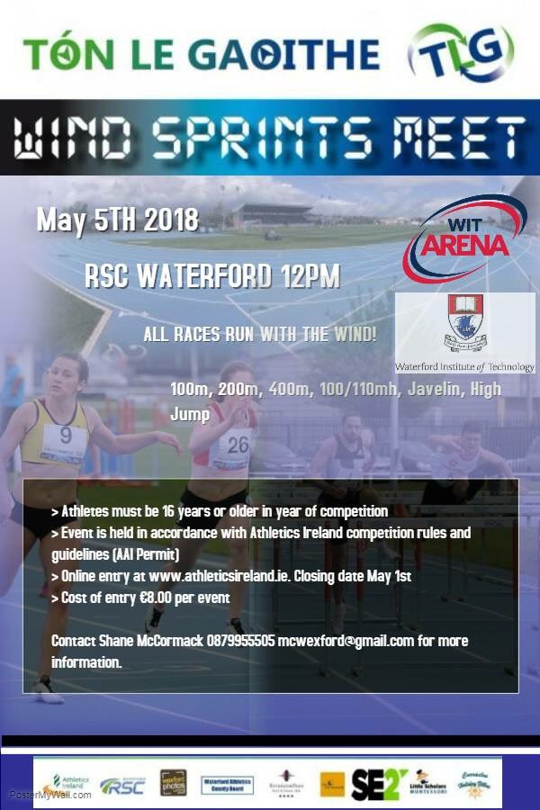 400m men and women added to this years program. Entry links and TT to be be published shortly #TLG #TLG4