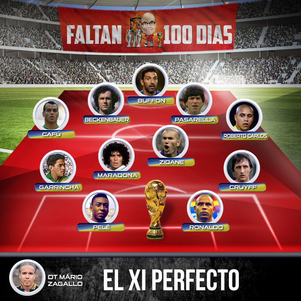 2010MisterChip's tweet photo. ⏱ LA CUENTA ATRÁS

#Rusia2018 🏆

📆 FALTAN 💯 DÍAS

🔴 UNA HISTORIA CADA DÍA.

HOY...

💥EL XI PERFECTO💥

Enlaces para leer la historia...

⬇️
⬇️

📸 👉🏻 https://t.co/wFvmiyHKlY
📬 👉🏻 https://t.co/Zb2iLUvTfA

🎨 Infografía 👉🏻 @Futbolmania01 https://t.co/sBQFxVPBb4