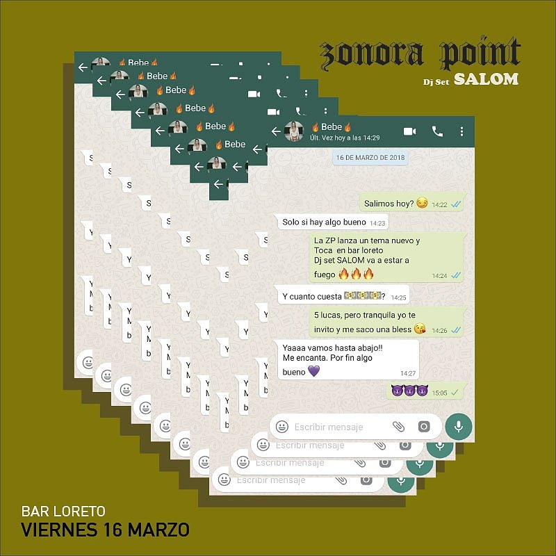 camileazy's tweet photo. Los mejores flyers son los de @zonorapoint VIERNES 16 en @BarLoreto 🔥🔥🔥 https://t.co/IGs2gwSiJh