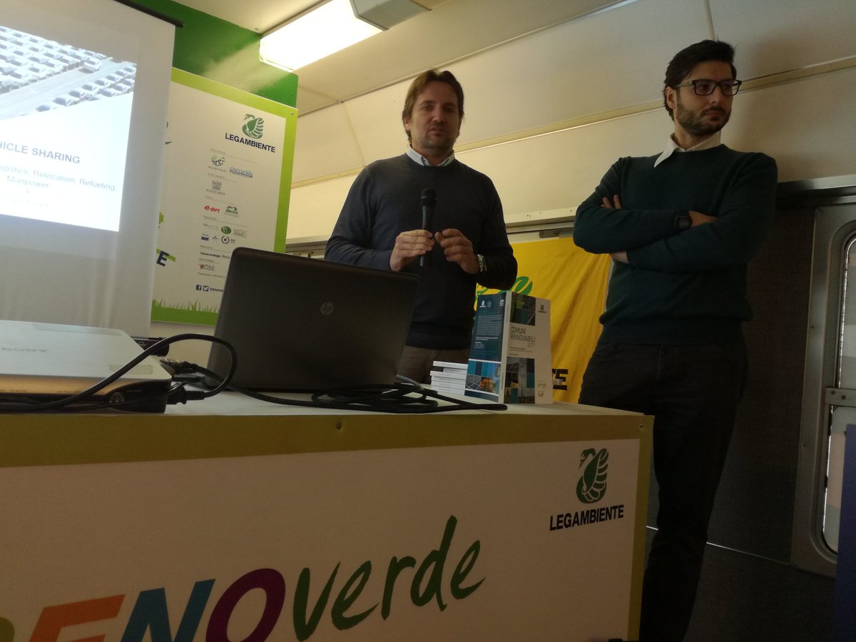 fsitaliane's tweet photo. "Scuter is the Solution per incentivare gli utenti a utilizzare un servizio utile e funzionale"#FSInnova #TrenoVerde #Napoli https://t.co/Si4F773kTj