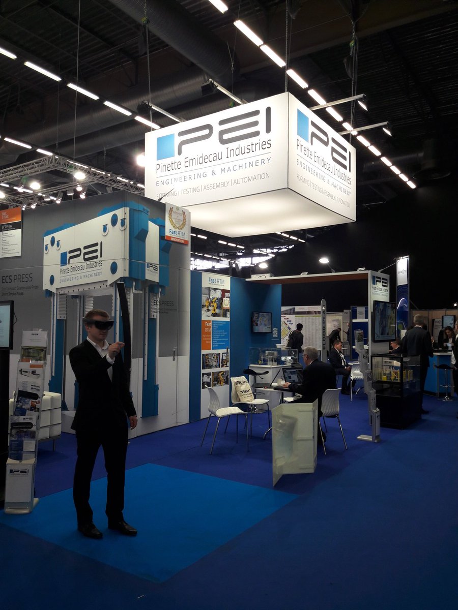 PinettePEI's tweet photo. @PinettePEI is on #JECWorld Pavillon 6 Booth D84.
Discover our smart glasses and  virtual reality for services in the #COMPOSITES industry #Industry40 #frenchfab https://t.co/EmAyjvpK7f