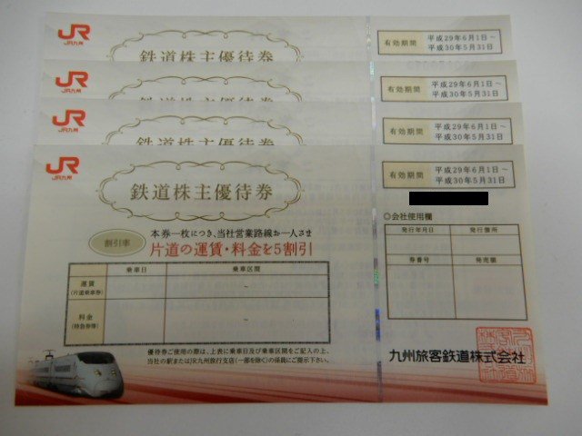 Jr九州株主優待券