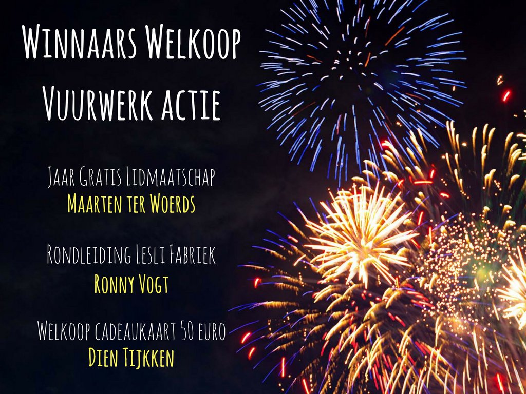 Uit de tientallen mensen die een FC Eibergen vuurwerk pot hebben aangeschaft zijn Maarten ter Woerds, Ronny Vogt en Dien Tijkken de gelukkige winnaars!

Neem contact op met ons op info@fceibergen om je prijs in ontvangst te nemen. Winnaars van harte gefeliciteerd!