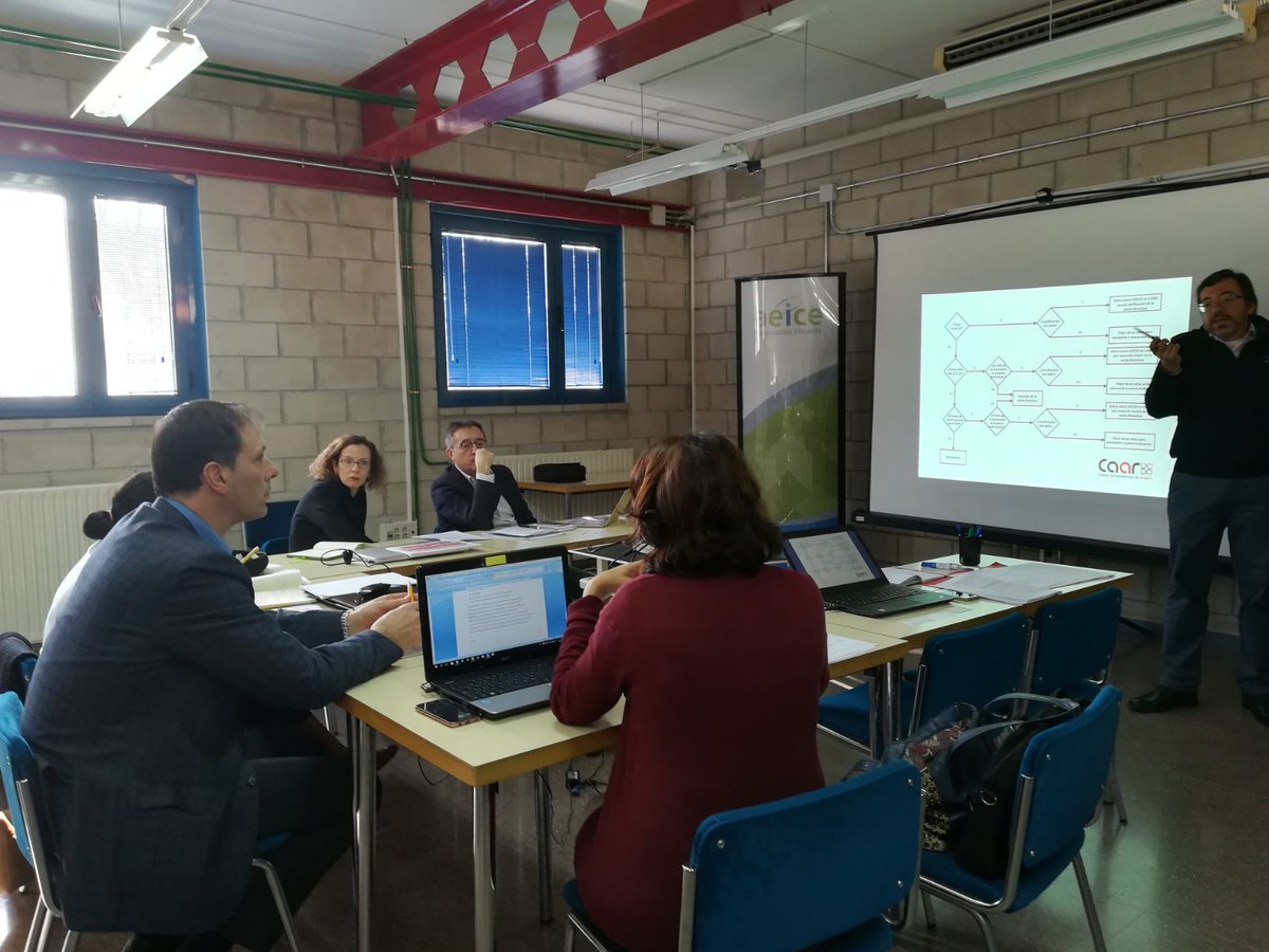 ClusterAeice's tweet photo. ¡Haciendo benchmarking!... En el camino para conseguir la Bronze label de la #ECEI en @ClusterAeice. Con @aeiciberseg, #CBECYL https://t.co/Bj4v2dVTNf