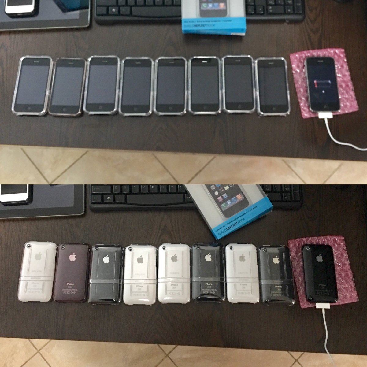 leArt78's tweet photo. new #3gs in house lol.
#32gb, it has screen protector, it is shiny and seller claimed that it has a passcode on home screen. can baypass that easily and i’m pretty sure that it will be #oldbootrom #iphone3gs https://t.co/19ZvKtQugR