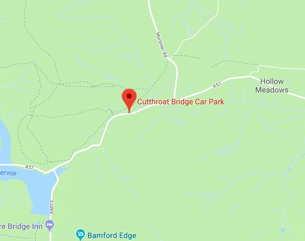 Don't forget that we're running from Cutthroat bridge car park tonight instead of Low Bradfield. buff.ly/2oKjSub