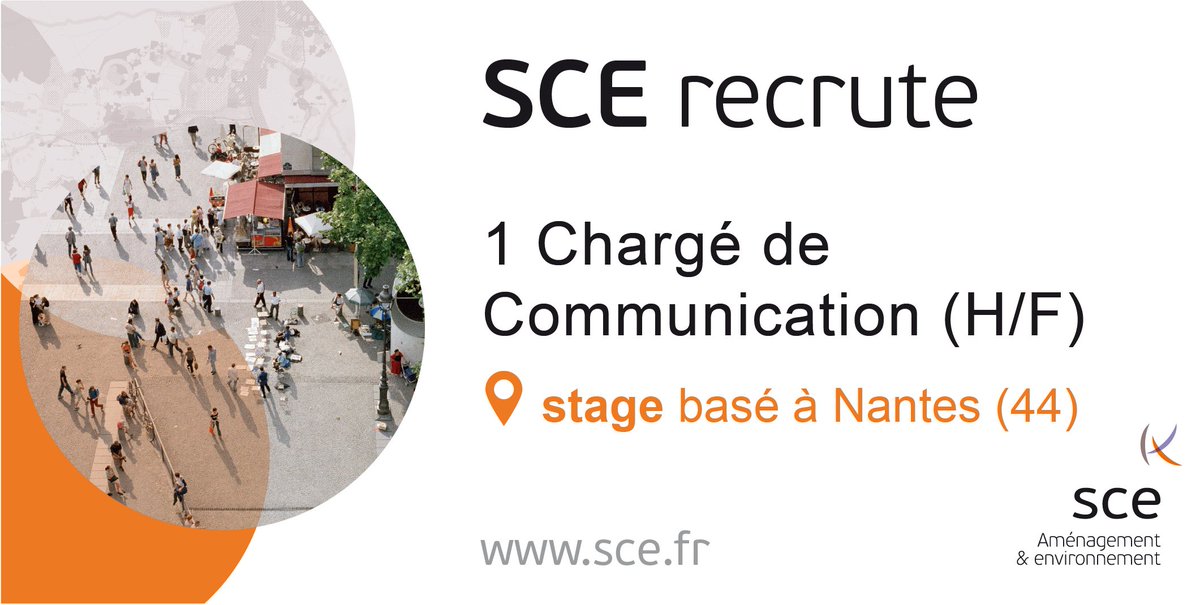 SCE_keran's tweet photo. Rejoignez la team #communication externe de SCE pour un #stage de 2 à 6 mois !
Belle plume, vous avez 1 vraie culture digitale et débordez de créativité.... ► Plus d'infos : https://t.co/JbqdSGKVbr #chargedecom #stage #Nantes #job #recrutement #socialmedia #communitymanagement https://t.co/YXSZX4UNSN