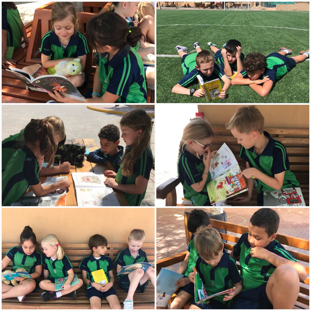 CathSlabber's tweet image. Reading buddies sharing their favourite stories with each other #gcsbookweek #behappybegcs #Taaleem @GCSchoolDubai @GCSPYPLANGUAGE @GCSPYPG1 @GCSPYPG4