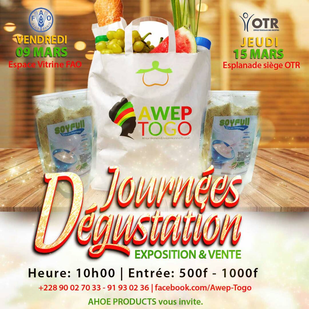228FJ's tweet photo. Les journées 🍝🍚🍗 #aweptogo c'est 😍
#SoyFull by #AhoeProducts
#Liora by #GenialWok
Farines de #Minagro
Plaquettes de #ChocoTogo
Et d'autres produits #agro #alim #bio #madeintogo by #women
#tginfo #Team228

Contacts
(+228)90725600/98887818
Page event
https://t.co/yATg3e9PFs https://t.co/keFxkTsgYe