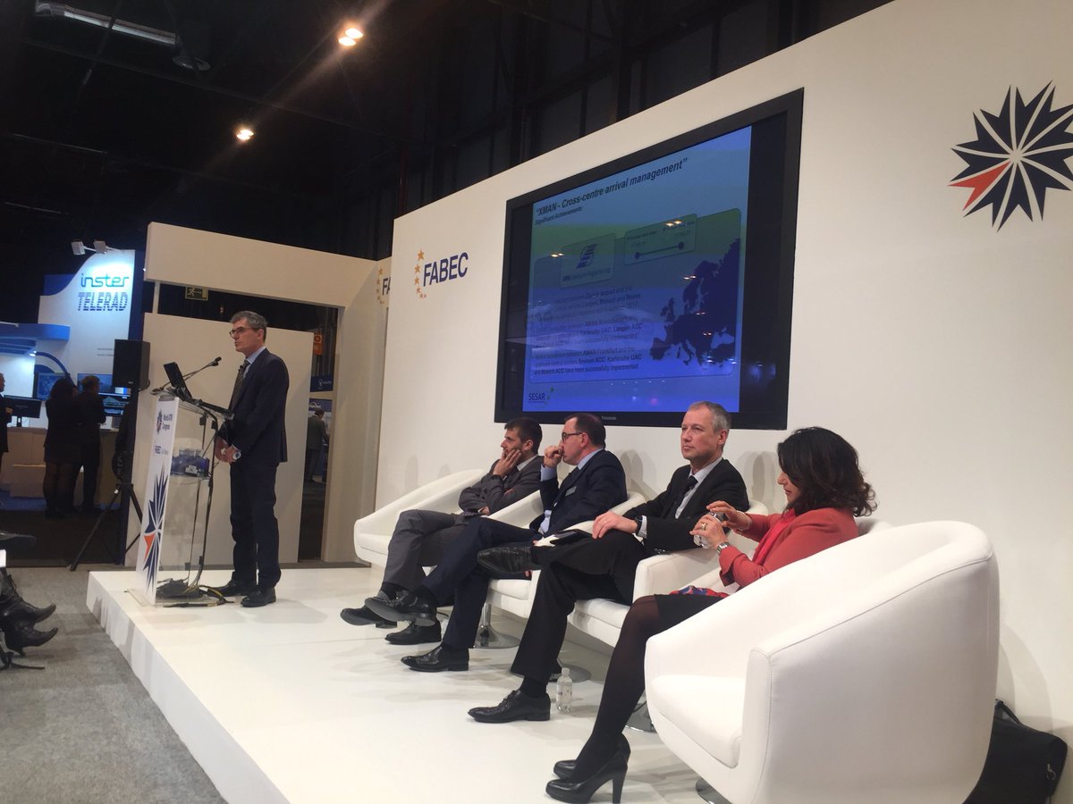 SESAR_JU's tweet photo. The @SESAR_JU update of #EUATM #MasterPlan will be the #embryo of second revolution in #aviation #ATM says Castelletti @Transport_EU @WorldATM_now #innovation #digitalisation #safety #efficiency #decarbonisation #SESAR https://t.co/UHMtWPDYoV