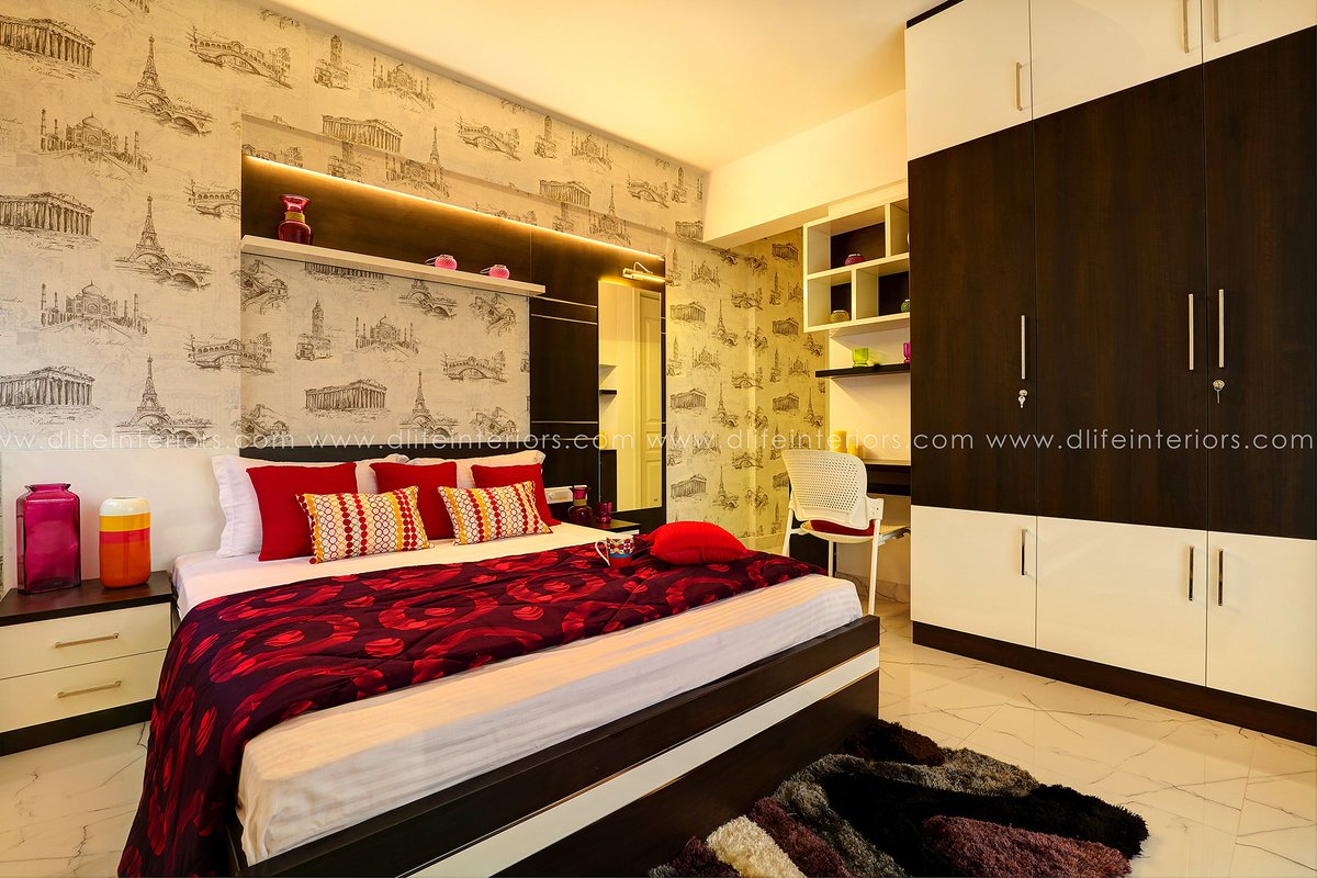 Dlife Home Interiors On Twitter A Bedroom Decorated With