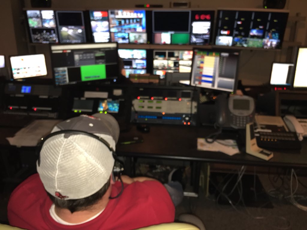 KristenMinCLT's tweet photo. This is Tim. Timmy, to me. He’s from Boston and loves the @Patriots. I give him a pass on that. Because he’s a great producer. Today is my last day working with him before he moves home to produce a morning show there. They will be lucky and we will be sad. https://t.co/xwbxkzAU8p