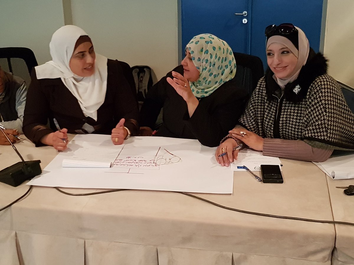 LurdesgomezG's tweet image. Identifying challenges with jordanian women towards further participation in #local_development