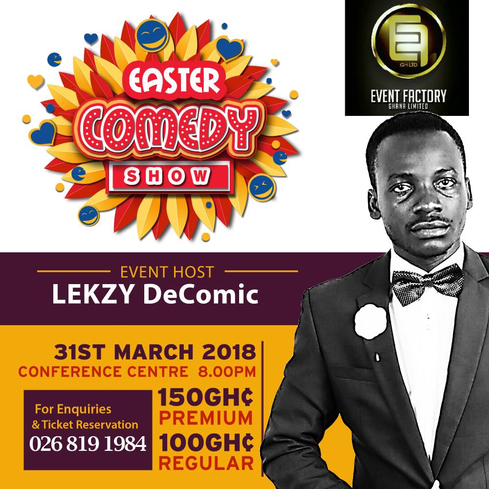 KMJonAIR's tweet photo. My brother, @1lekzy is about to set some ribs apart with laughter on the night. Come through!
#EasterComedy https://t.co/ydlq2fhLiU