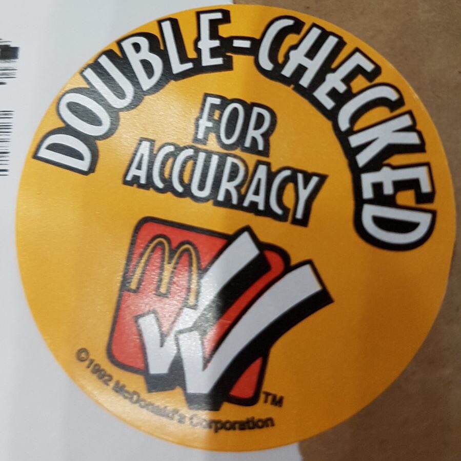 DullPharmacist's tweet photo. Patients are willing to wait for their Happy Meal to be double checked but not their prescription 🙄 https://t.co/JYR7dXIZXe
