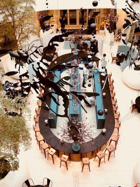 WemyssFabrics's tweet photo. It's almost lunchtime so if you're visiting the striking @htsi restaurant in the north dome @DesignCentreCH why not walk off your fabulous lunch and visit our showroom on the first floor of the south dome #LDW18AtDCCH https://t.co/wT60H4azrT