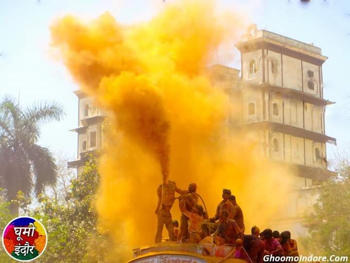 इंदौर की रंगपंचमी.....