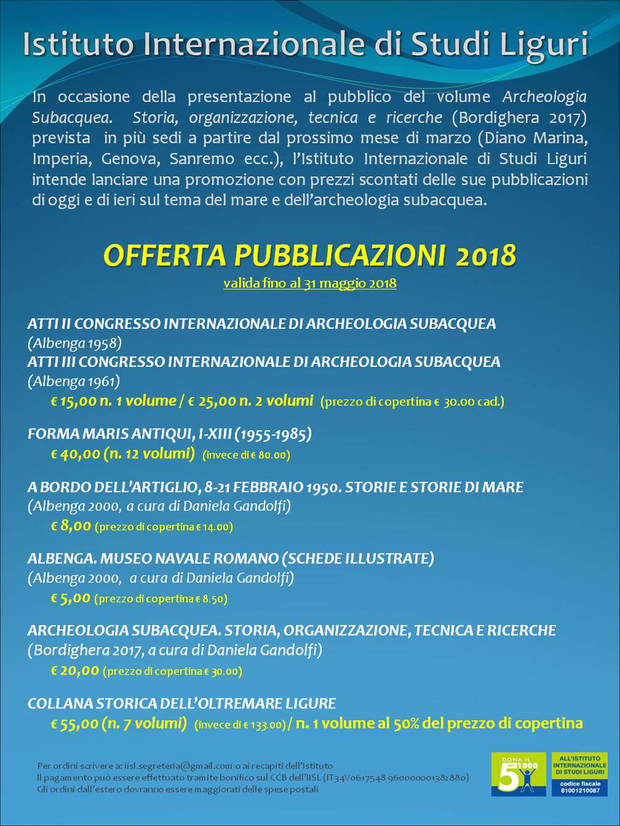 IstitutoStudiLiguri tweet media