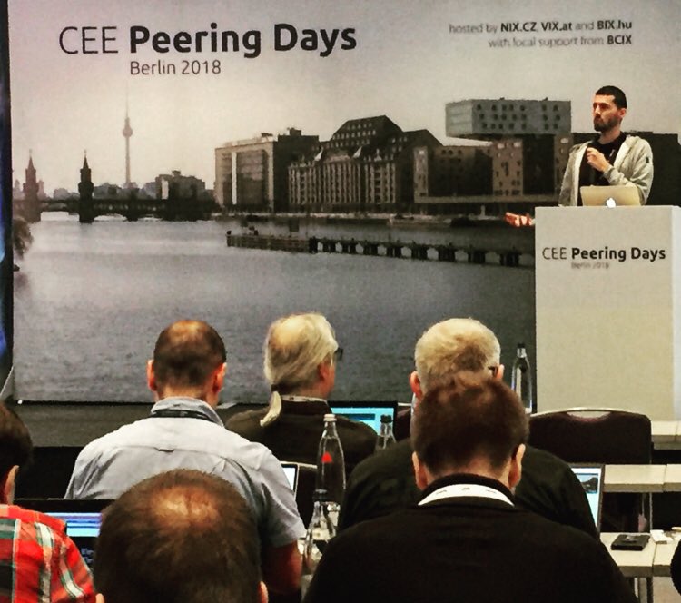 flaviantonioli's tweet photo. @milkoilari / Head of International Business &amp; Strategy at Enter speaks at Cee Peering Days 2018 -“To the clouds and back” https://t.co/aeTkvlL9Vm
