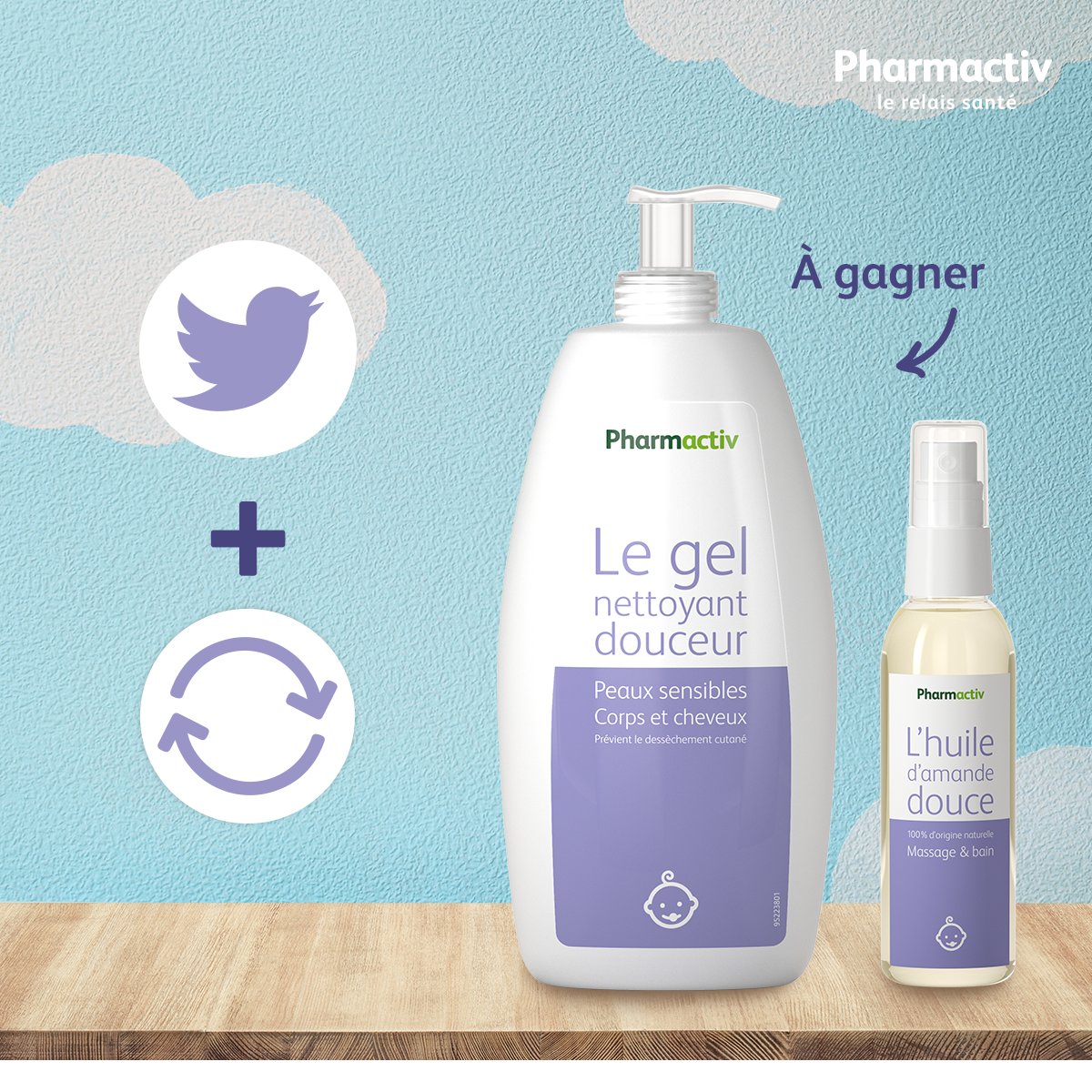 Pharmactiv's tweet photo. Nous vous aidons à chouchouter bébé ! RT + Follow pour tenter de gagner la panoplie pour qu'il garde sa peau de pêche ! 😍
#Concours #Jeu https://t.co/BPXbjXonNe