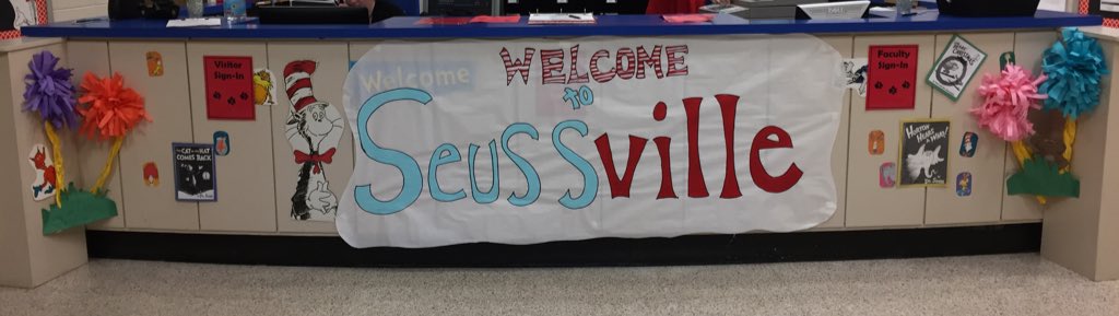 BCESRTI2's tweet photo. BCES looks Seusstastic! Our Family Involvement Night is only a few days away: March 8 from 5:30-7:00. Free food, books, stations, and more! @BrightsZoo will also be there with live animals and will be giving away a prize pack worth $80!! @BoonesCreekElem #thewashingtonway https://t.co/NSJvYkSpCj