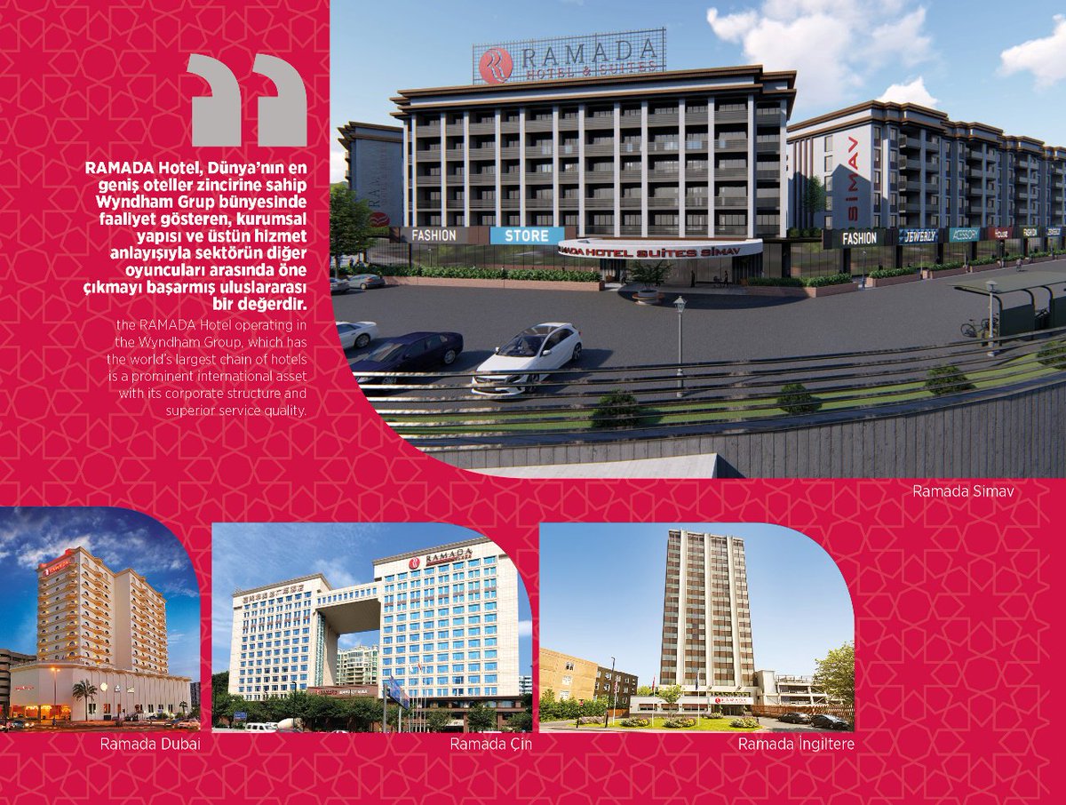 Dünyanın en geniş oteller zincirine sahip Wyndham Grup bünyesinde faaliyet gösteren Ramada, kurumsal yapısı ve üstün hizmet anlayışıyla sektörün diğer oyuncuları arasında öne çıkmayı başarmış uluslararası bir değerdir. #ramadaylakeşfet