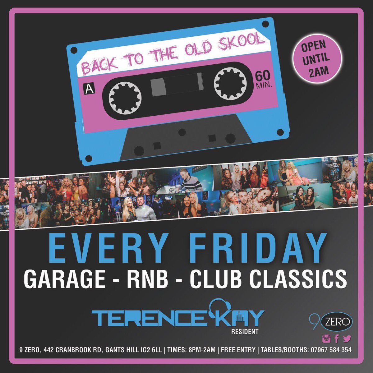 Every #Friday <a href="/9ZeroBar/">9zero Bar</a> #Essex // We go #BackToTheOldSkool w/ <a href="/TerenceKayDJ/">OLD ACCOUNT - FOLLOW @DJTerenceKay</a> playing #Garage #RnB #ClubClassics // Free Entry // 8pm-2am.