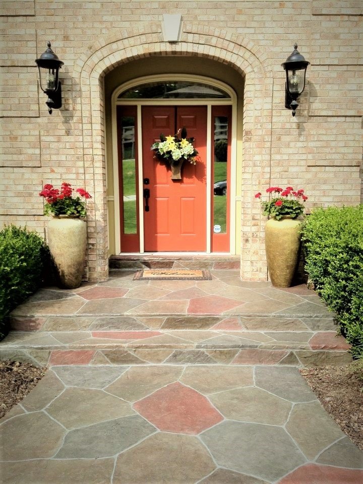 SundekofPA's tweet photo. Get a stamped concrete front entry at its finest. CALL (717) 245-2829 now for more patterns, colors, &amp; textures to choose from.

Sundek of PA
1787 West Trindle Rd
Carlisle, PA 17015
(717) 245-2829
https://t.co/rIynu2AHXZ https://t.co/eSzjN4jMbu