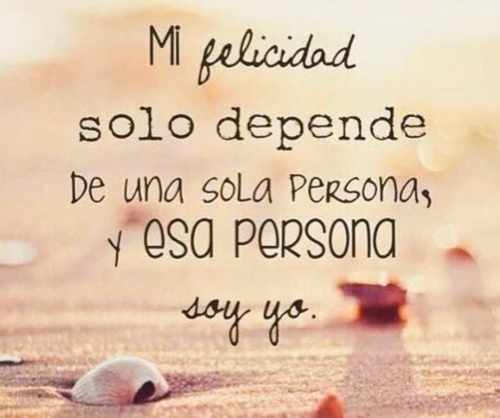 Si bien nuestra pareja y amigos pueden aportar a nuestra felicidad, es  importante entender que somos seres completos y podemos ser felices en  soledad. #BuenMartes
