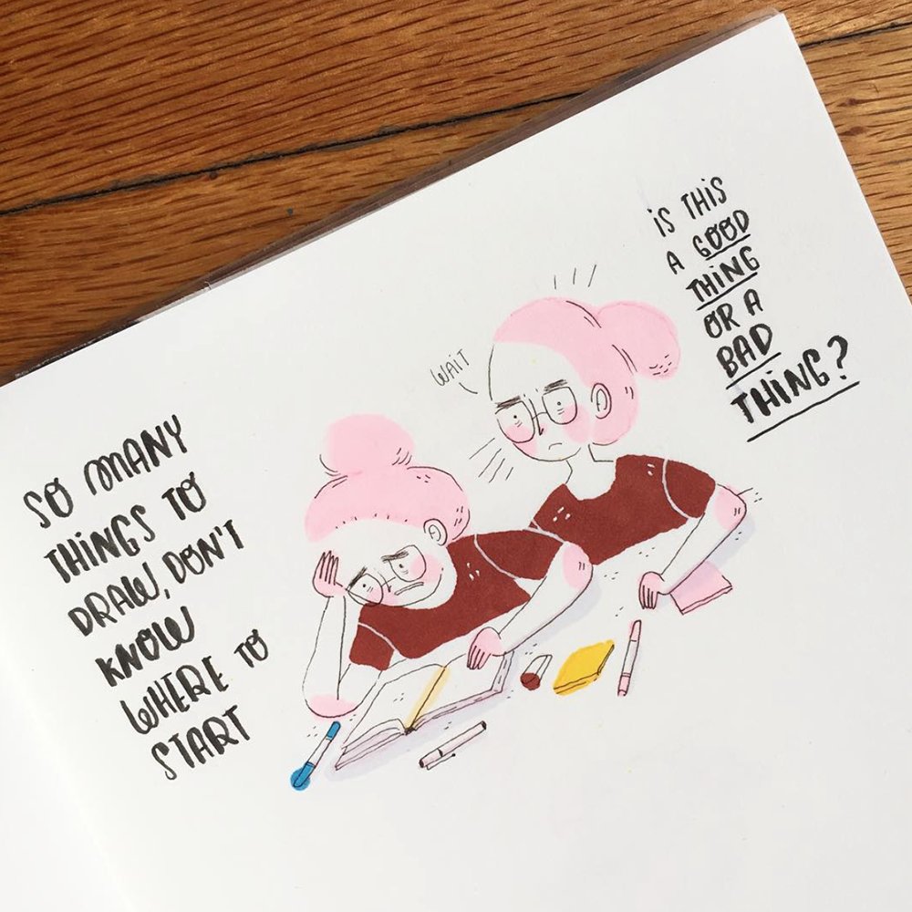 inkygoodness's tweet photo. Fran Nerd @frannerd AKA illustrator Fran Meneses populates her Instagram feed with a charming collection of drawings and illustrated journals. https://t.co/4JCpR0JOKZ #frannerd #illustration #illustrator #inkygoodness #productdesign https://t.co/iLR8SXDe7U