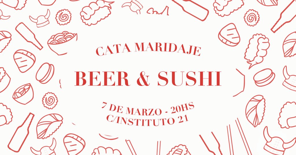 Cerveceriavor's tweet photo. Quedan solo un par de plazas para la cata maridada con sushi.
Daros prisa que van a volar‼️‼️ https://t.co/o6ciTfE6h0