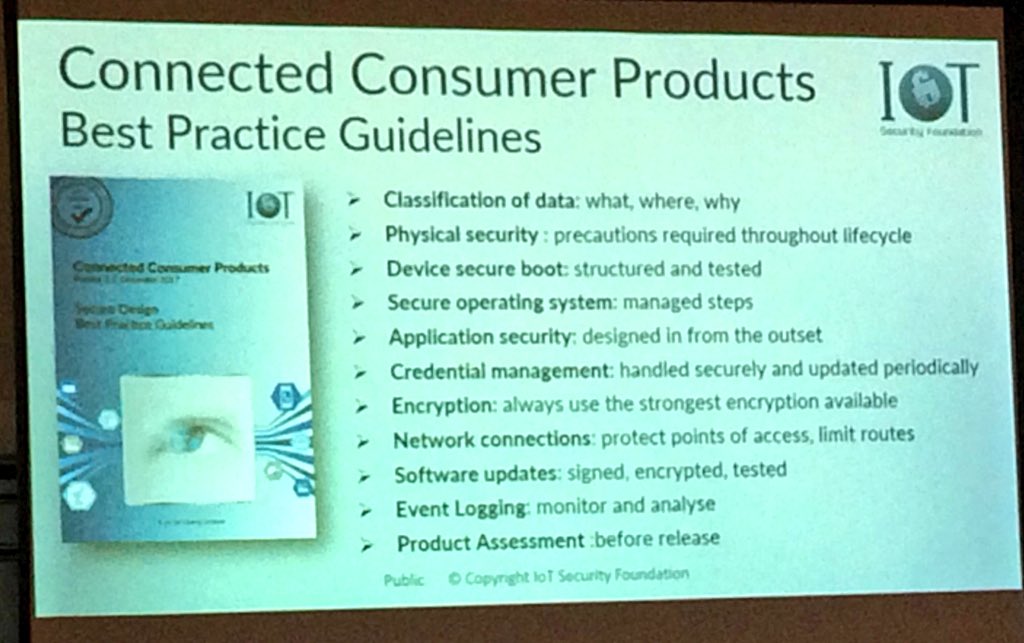 IoTSFNews (@iotsfnews) on Twitter photo RT <a href="/foggie_esp/">Richard Foggie</a>: Ideas on #IoT connected consumer products? You could do a lot worse than cast an eye over the freely available <a href="/IoT_SF/">IoT Security Foundation</a> Best Practice Guidelines for #secure #Design. @KTNUK <a href="/IoTUKNews/">IoTUK</a> <a href="/iotwatch/">Alexandra D-S (she/her)</a> <a href="/DigiCatapult/">Digital Catapult</a> <a href="/innovateuk/">Innovate UK</a> @KTN_Creative RT <a href="/foggie_esp/">Richard Foggie</a>: Ideas on #IoT connected consumer products? You could do a lot worse than cast an eye over the freely available <a href="/IoT_SF/">IoT Security Foundation</a> Best Practice Guidelines for #secure #Design. @KTNUK <a href="/IoTUKNews/">IoTUK</a> <a href="/iotwatch/">Alexandra D-S (she/her)</a> <a href="/DigiCatapult/">Digital Catapult</a> <a href="/innovateuk/">Innovate UK</a> @KTN_Creative