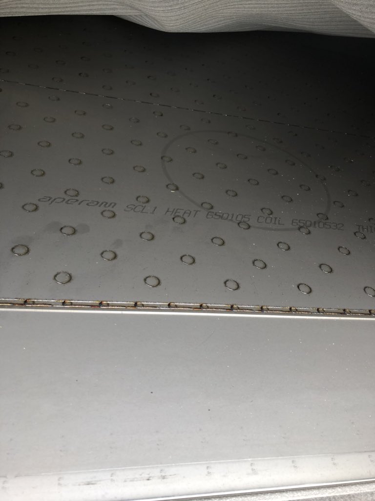 6Process's tweet photo. Laser welded dimple panels turned up today this way we can cover higher surface area... @ElectricBearUK @musketbrewery #Conicalfvs #60degree #fermentation #beer #craftbeerhour #madeinbritain https://t.co/7HrCB2r5eh