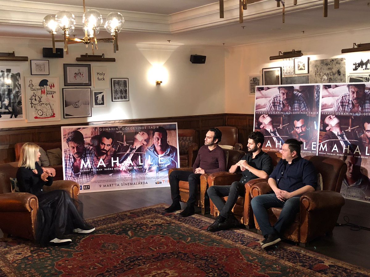 #Mahalle ekibi NTV Gece Gündüz programı için çekimde!

#Mahalle 9 Mart'ta sinemalarda.

<a href="/gecegunduz/">Gece Gündüz</a> <a href="/emrerkan/">Emre Erkan</a> <a href="/BugraGulsoy/">Buğra</a> <a href="/SerhatTeoman/">serhat teoman</a>