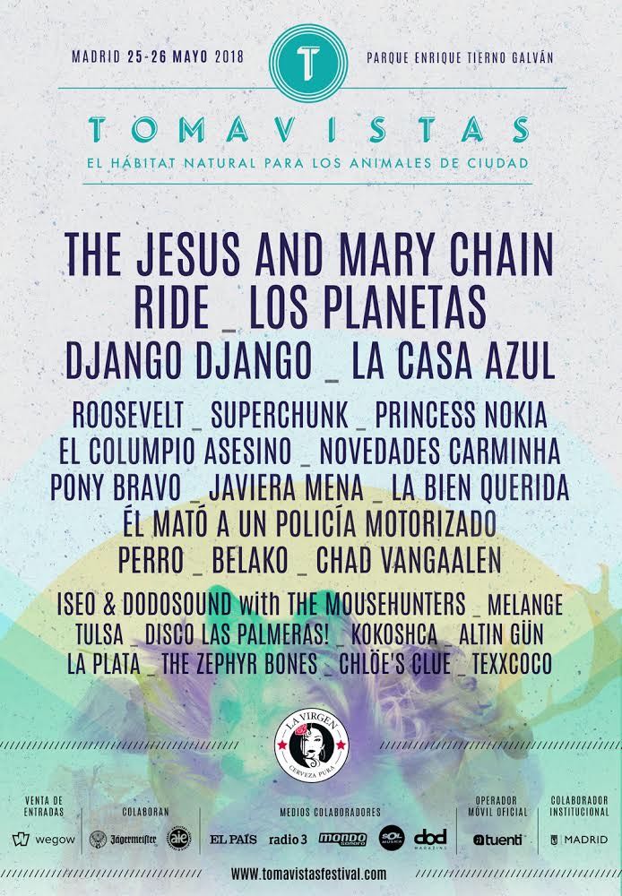 TheMaryChain's tweet photo. Just announced:
26th May
Tomavistas Festival
Madrid
https://t.co/eKd4XUWrnU
https://t.co/bpzwTGSFgk 
https://t.co/BBoht8A10L https://t.co/yc7PXu6bZl