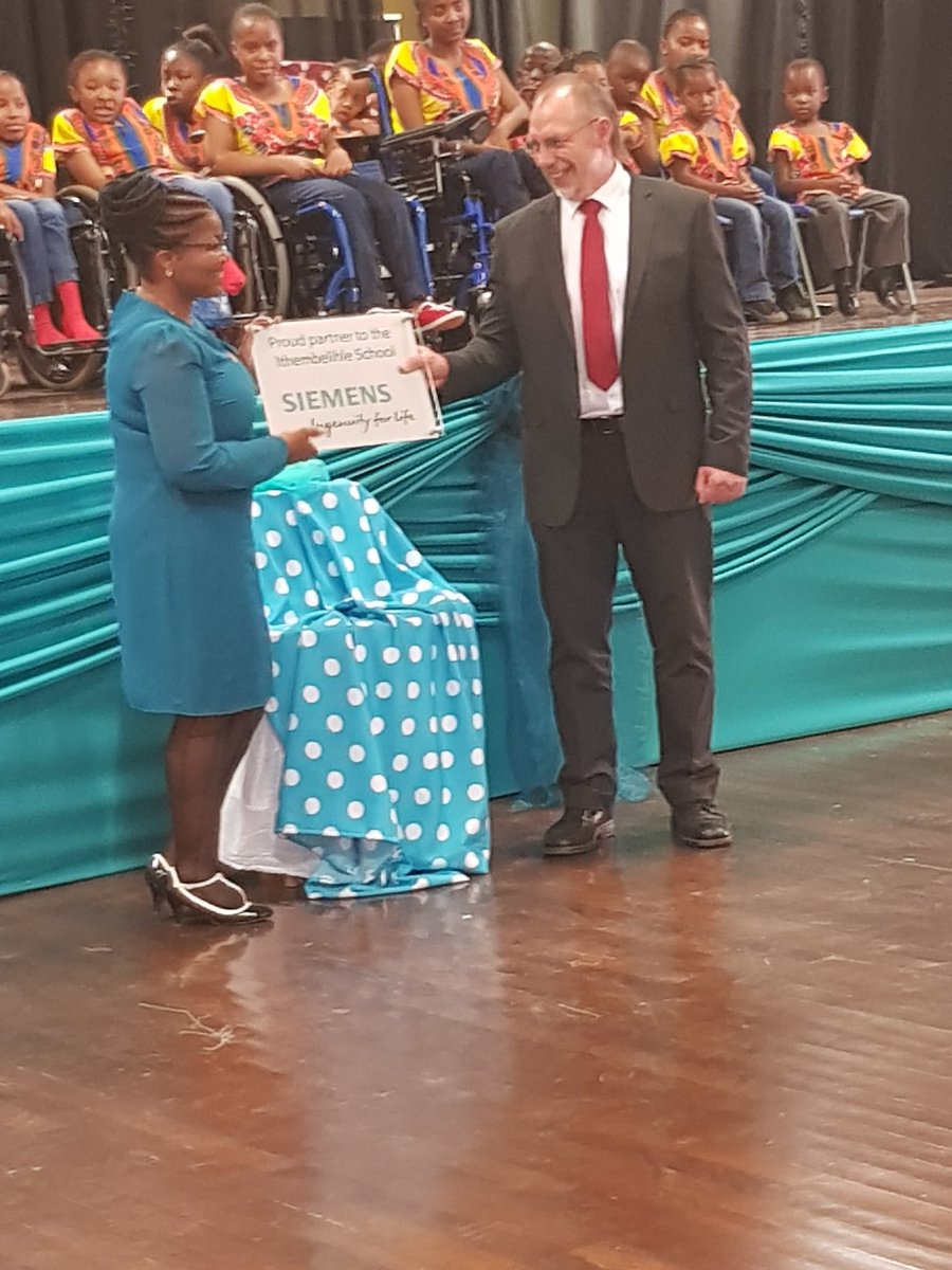 SiemensAfrica's tweet photo. Our Executive Director, @RNkuhlu says, "we collaborate with our local communities to contribute to genuine, sustainable social upliftment." https://t.co/j8nxohqWWi