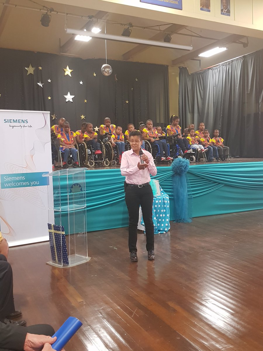 SiemensAfrica's tweet photo. Our Executive Director, @RNkuhlu says, "we collaborate with our local communities to contribute to genuine, sustainable social upliftment." https://t.co/j8nxohqWWi