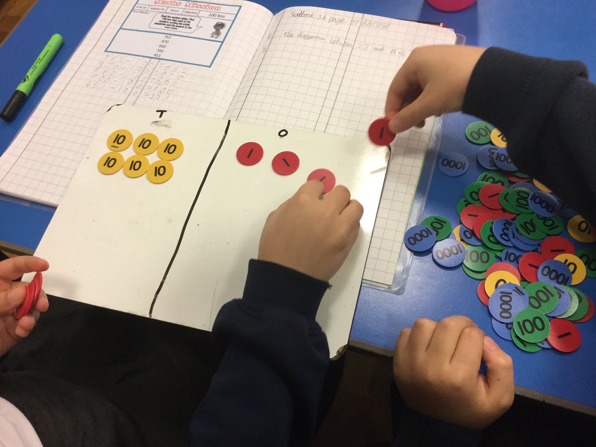 EPSMissMHardy's tweet photo. Y3 continuing with understanding the #meaningofdifference in Maths this morning. #manipulatives #collaboration #explainanddemonstrate #Y3areMathsExperts @Gaynor_Spence @Eastfield_EN3 @EPSNicoleJ 🌟🙌🏼😁 https://t.co/fjbgmfEJ2O