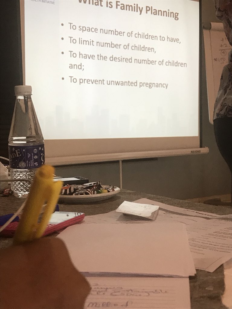 Marapolsa's tweet photo. Don't shy away from it. Let's talk about family planning @Devcoms , @getittogetherng #LagFpTraining https://t.co/Bhab0UT7Iw